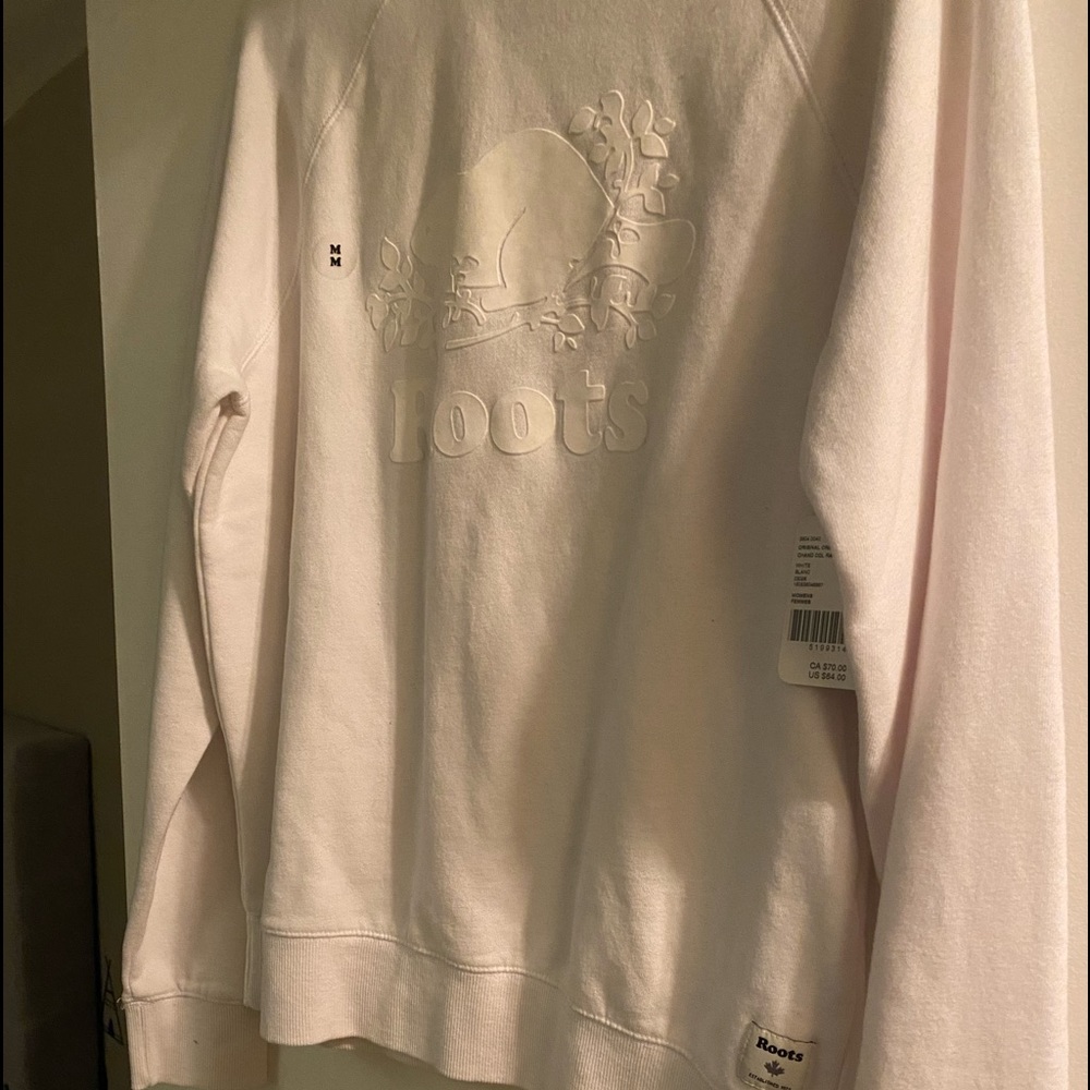 roots crew neck sweater